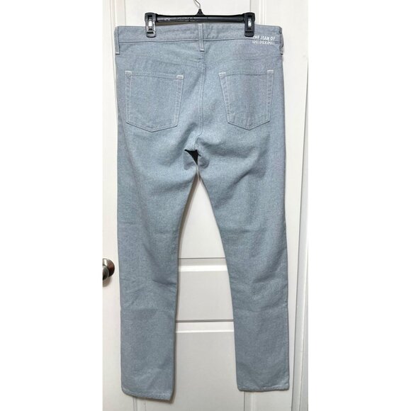 AG Adriano Goldschmied Light Blue Men's Straight Jeans - Picture 5 of 14